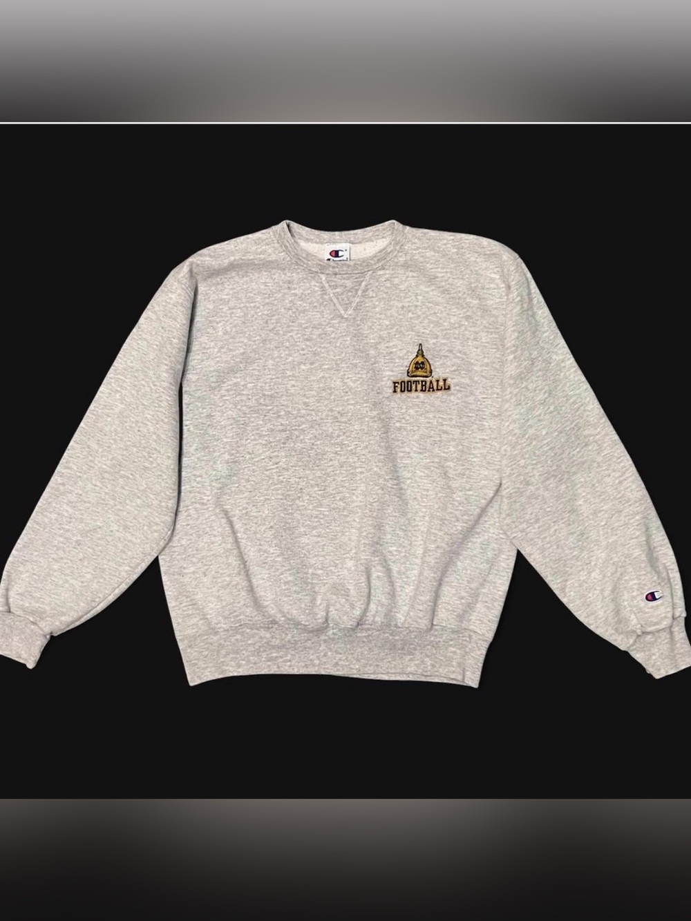 Vintage 90s Champion Notre Dame Football Crewneck Sweatshirt size L